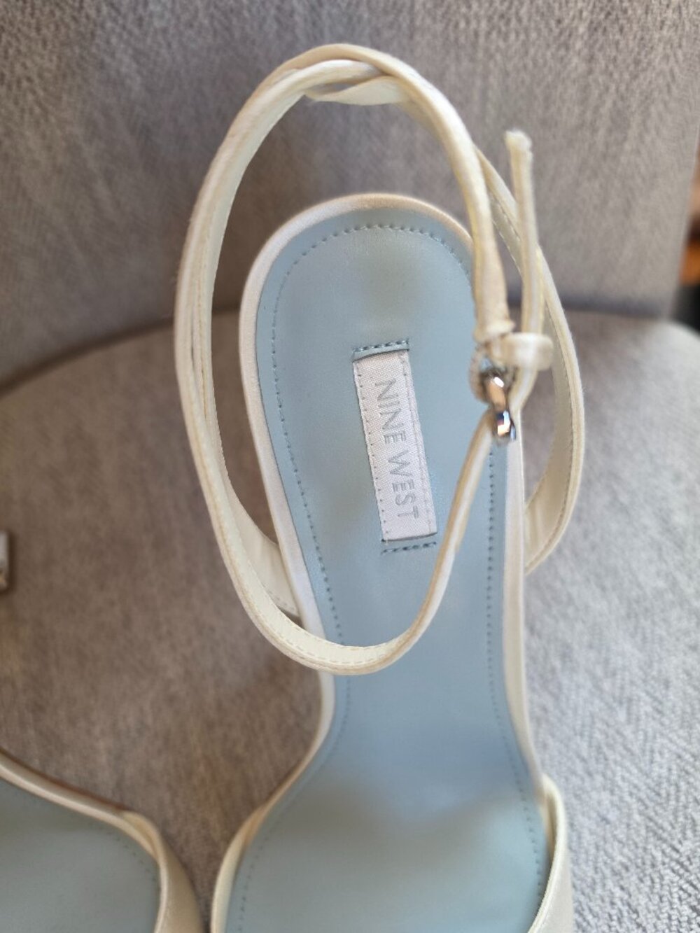 Nine West Neve Rosette Ankle Strap Sandals - Picture 4 of 9